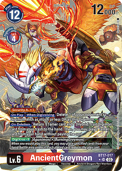 AncientGreymon Card Front