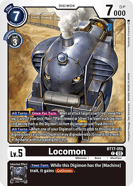 Locomon Card Front