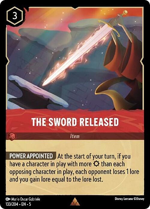 The Sword Released Card Front