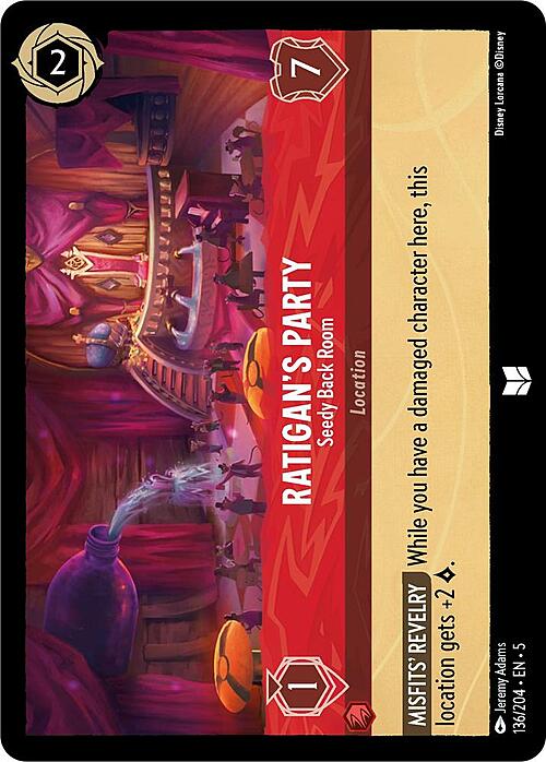 Ratigan's Party - Seedy Back Room Card Front