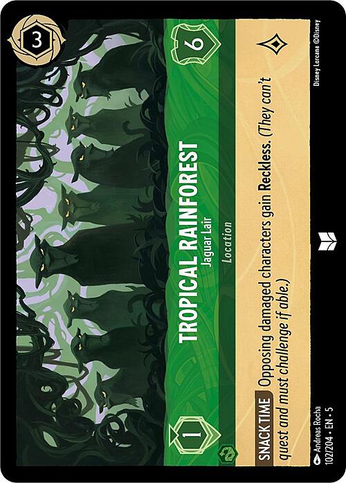 Tropical Rainforest - Jaguar Lair Card Front