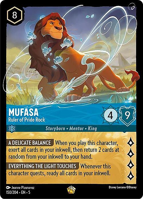 Mufasa - Ruler of Pride Rock Card Front