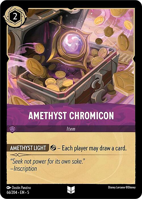 Amethyst Chromicon Card Front