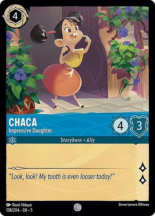 Chaca - Impressive Daughter Card Front