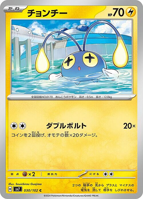 Chinchou Card Front