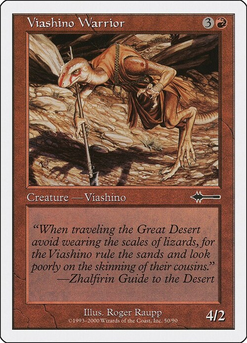 Viashino Warrior Card Front