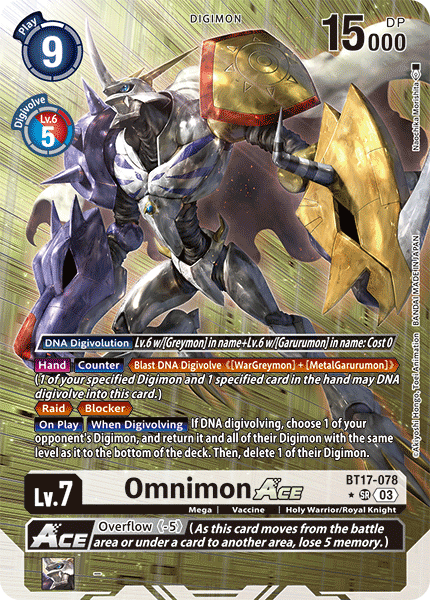 Omnimon Ace BT-17: Secret Crisis | Digimon | CardTrader