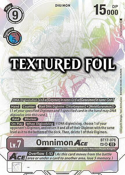 Omnimon Ace Card Front