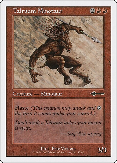 Talruum Minotaur Card Front