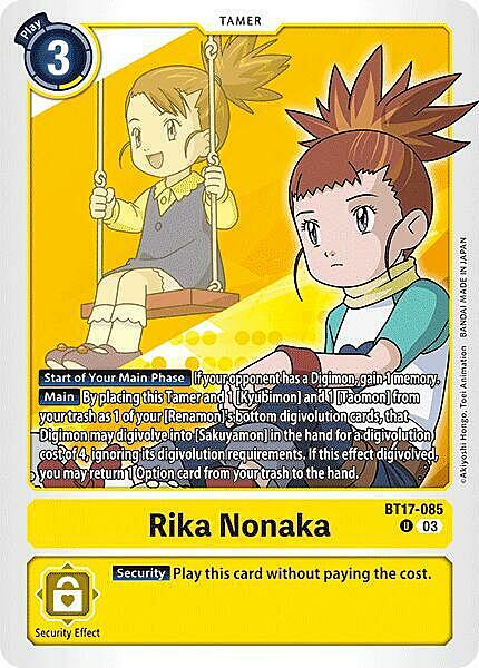 Rika Nonaka Card Front