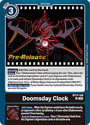 Doomsday Clock · Pre-Release Stamped BT17-100