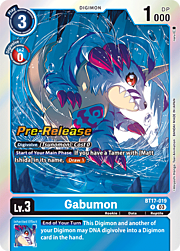Gabumon · Pre-Release Stamped BT17-019