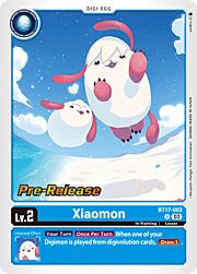 Xiaomon · Pre-Release Stamped BT17-002