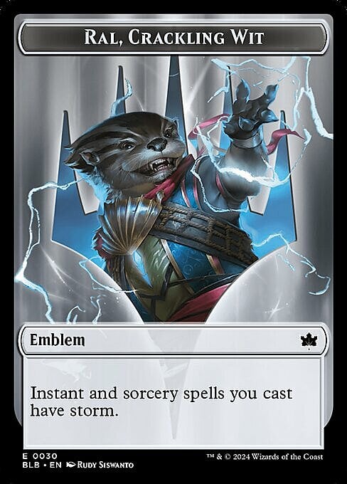 Ral, Crackling Wit Emblem // Intrepid Rabbit Card Front