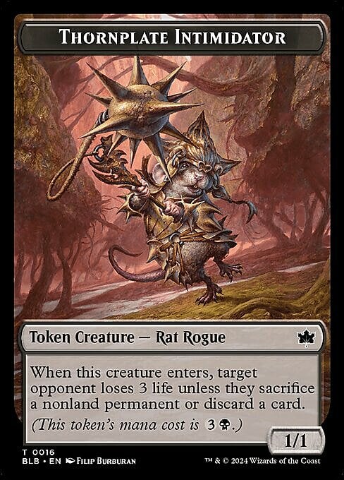 Thornplate Intimidator // Wall Card Front