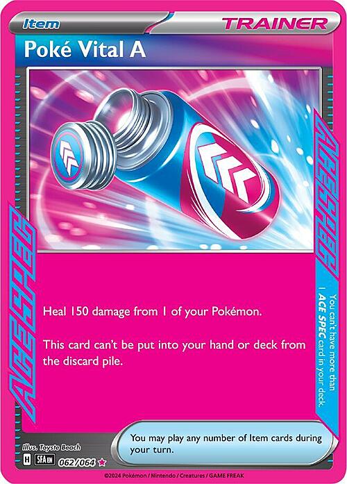 Poké Vital A Card Front