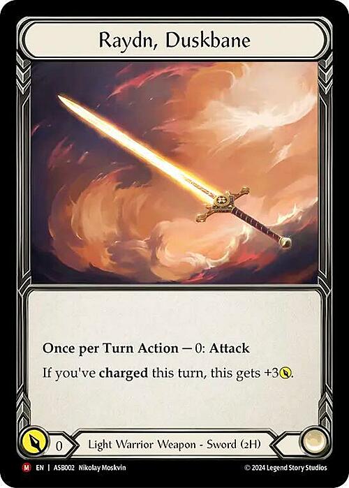 Raydn, Duskbane Card Front