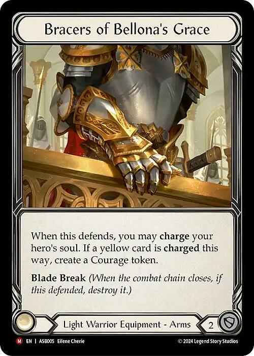 Bracers of Bellona's Grace Card Front