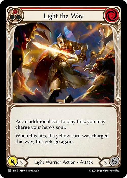Light the Way (Red) Card Front