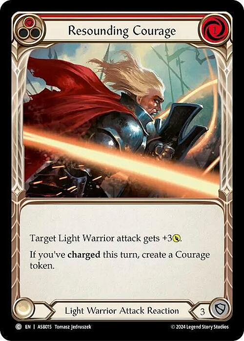 Resounding Courage (Red) Card Front