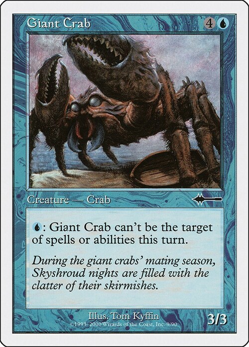 Giant Crab Card Front