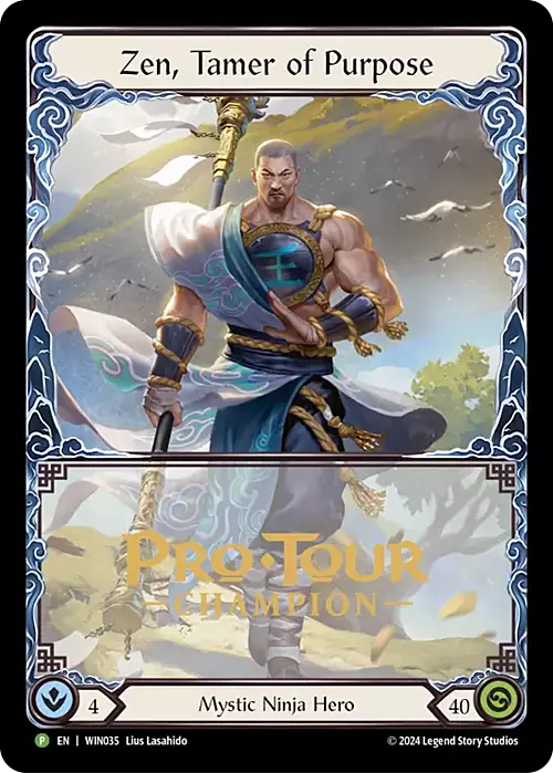 Zen, Tamer of Purpose Card Front