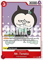 Mr. Tanaka · Pre-Release Stamp OP07-008