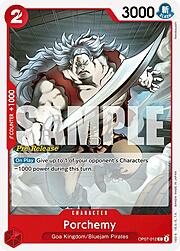 Porchemy · Pre-Release Stamp OP07-012
