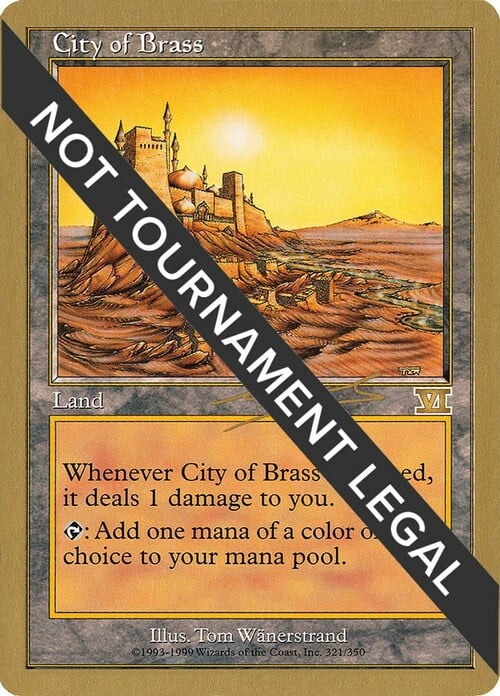 City of Brass Card Front
