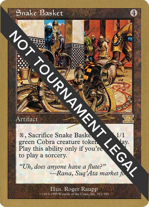 Snake Basket Card Front