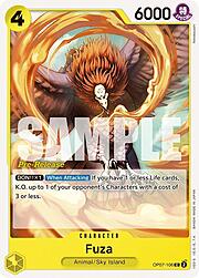 Fuza · Pre-Release Stamp OP07-106
