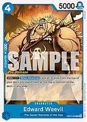 Edward Weevil · Pre-Release Stamp OP07-039