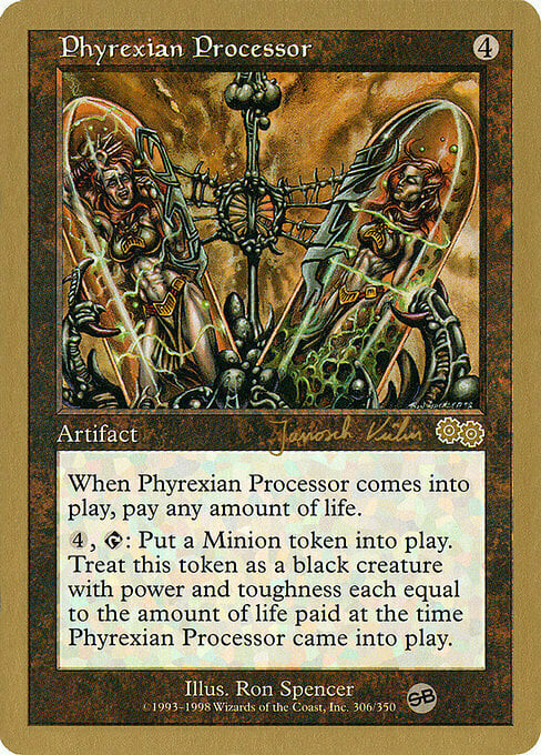 Processore di Phyrexia Card Front