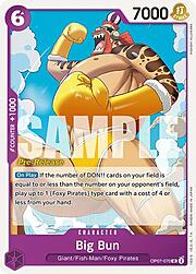Big Bun · Pre-Release Stamp OP07-070