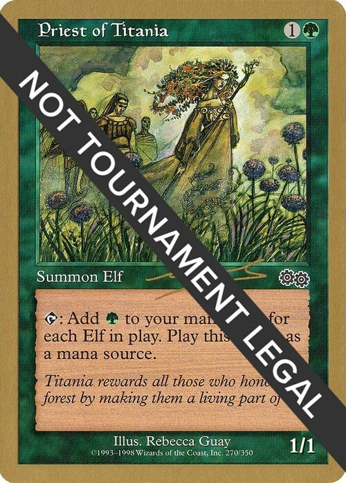 Priest of Titania Card Front