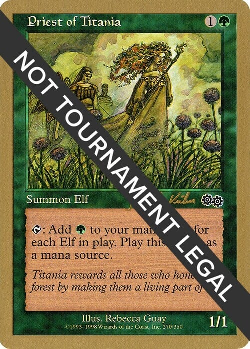 Priest of Titania Card Front