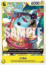 Jinbe · Pre-Release Stamp OP07-102