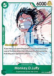 Monkey.D.Luffy · Pre-Release Stamp OP07-033