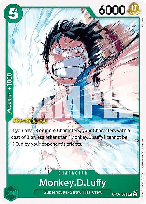 Monkey.D.Luffy Card Front