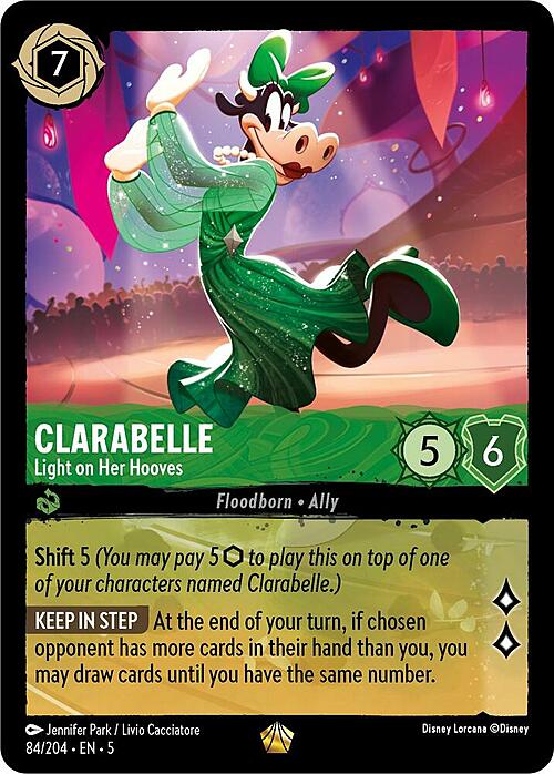 Clarabelle - Hoofin' It Card Front