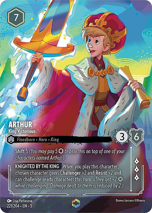 Arthur - King Victorious Card Front