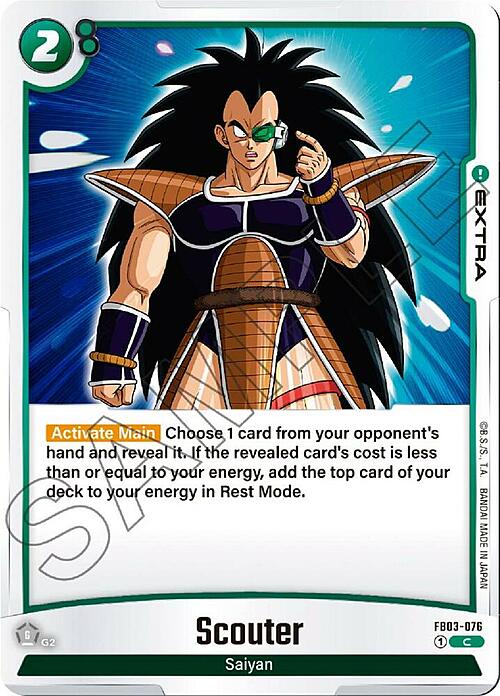 Scouter Card Front