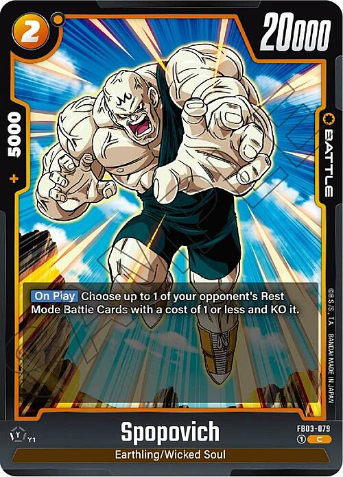 Spopovich Card Front