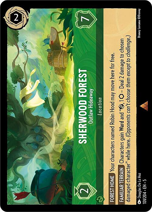 Sherwood Forest - Outlaw Hideaway Card Front