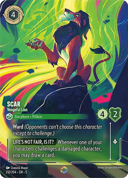 Scar - Vengeful Lion Card Front