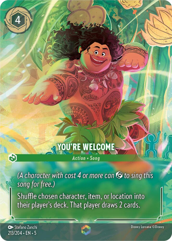 You're Welcome Shimmering Skies | Lorcana | CardTrader