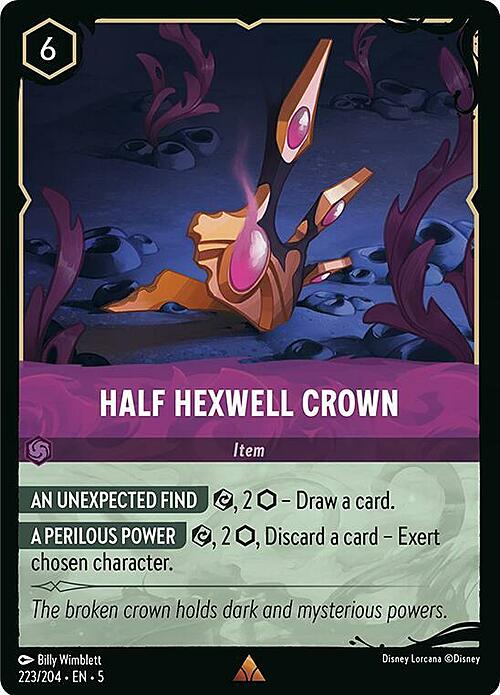 Half Hexwell Crown Card Front