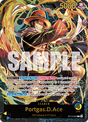 Portgas.D.Ace · Gold Text | Premium Card Collection -Leader Collection ST13-002