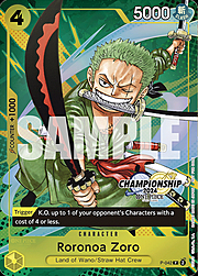 Zoro · Championship 2024 | Event Pack Finalist P-042