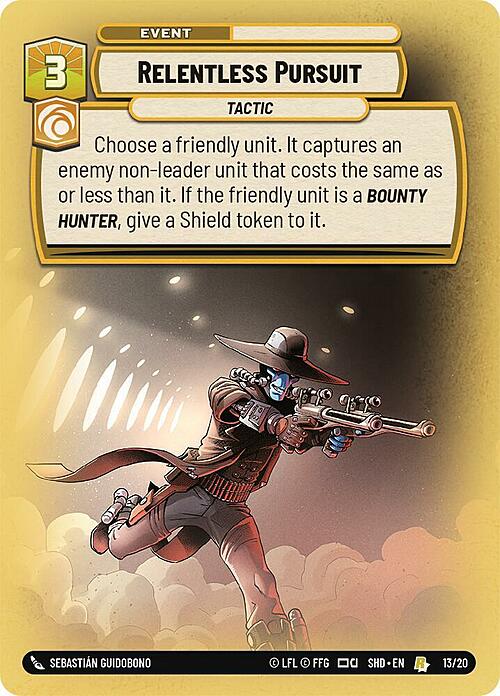 Relentless Pursuit Card Front